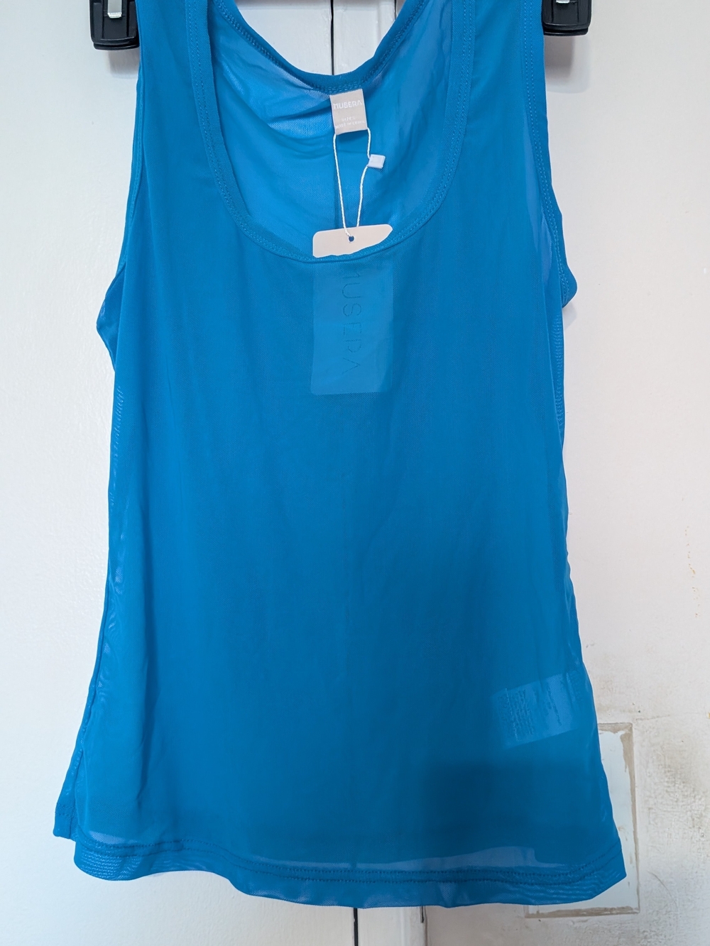 Muse Bright Blue Scoop Neck Tank Top